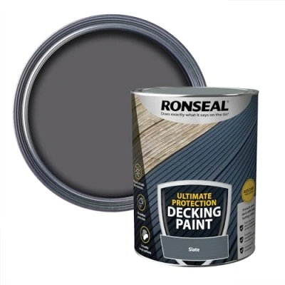 Image of Ronseal Ultimate Protection Decking Paint Slate 5L