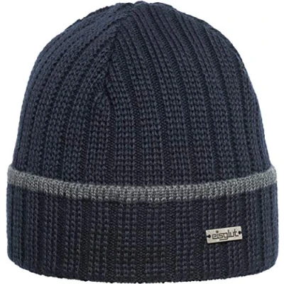 Image of Eisglut Men Fisher Merino Fleece Marine, One Size