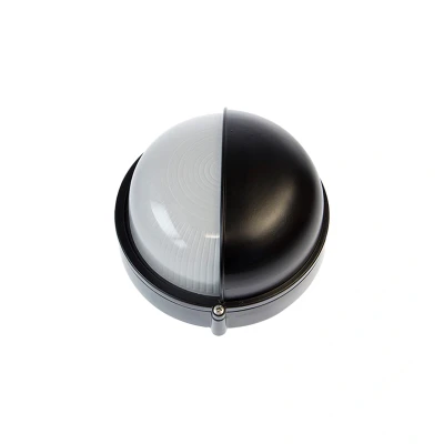 Image of E27 Round Bulkhead With Eyelid Black Ovia