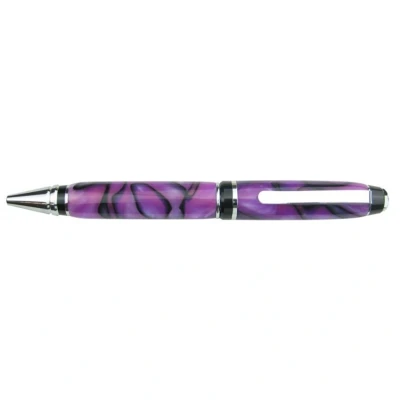 Image of CHARNWOOD Penturning PENCCH Cigar Pen Chrome &amp; Black kit