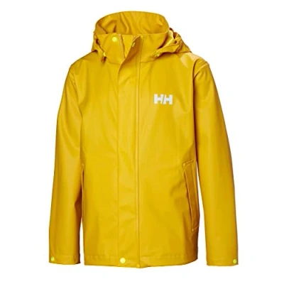 Image of Helly Hansen Junior Unisex Moss Jacket, 12, Essential Yellow