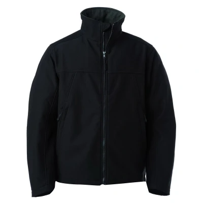 Image of Russell Athletic Mens Softshell Breathable Waterproof Membrane Jacket (Black) Size X Small