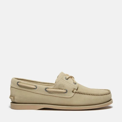 Image of Timberland Men&#039;s Classic Pastel Suede Boat Shoes UK 7