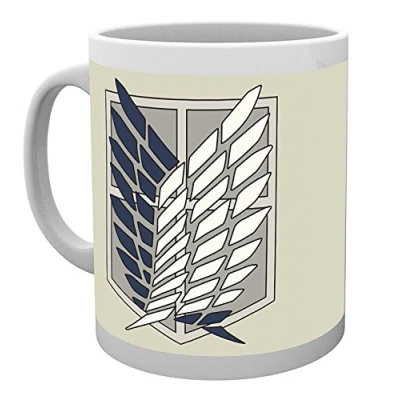 Image of GB eye Attack On Titan Badge Mug