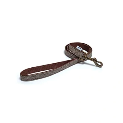 Image of Ancol Heritage Collection Herringbone Lead 1mx19mm, Brown