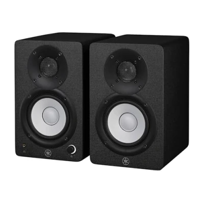 Image of Yamaha HS4 Powered Studio Monitor in Black, Pair (HS4 B)