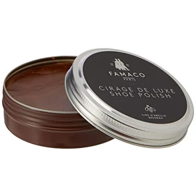 Image of Famaco Unisex Adult Tin Polish Shoe Treatments &amp; Polishes Light Brown 50.00 ml