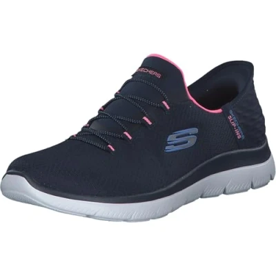 Image of Skechers Women&#039;s Summits Shoes, navy, 4 UK