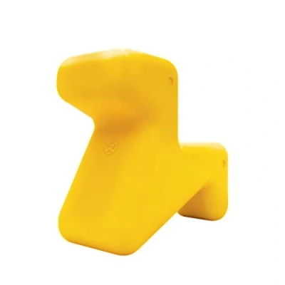 Image of Alessi Doraff UNS07 Y Design Multifunctional Kid Seat in Polyethylene, Yellow