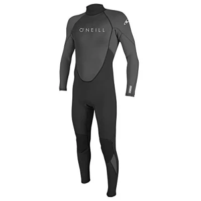 Image of O&#039;Neill Wetsuits Men&#039;s Reactor 2 3/2mm Back Zip Full Wetsuit, Black/Black, LS