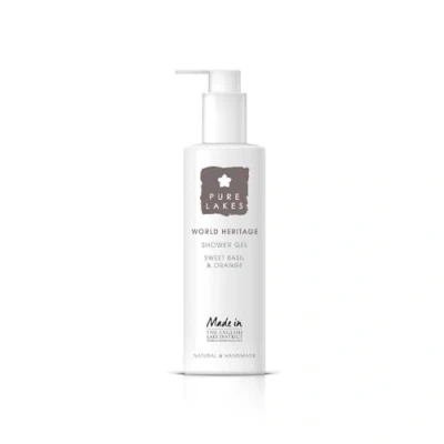 Image of Pure Lakes Sweet Basil &amp; Orange Hand Wash Pump Organic with Essential Oils Vegan Made Ingredients 250ml