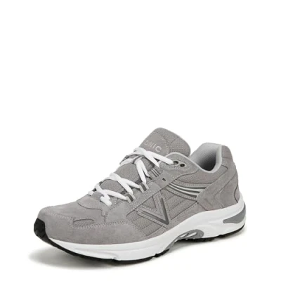 Image of Vionic Men&#039;s 23Walk 2.0 Oxford, Light Grey Suede Mesh, 9 UK