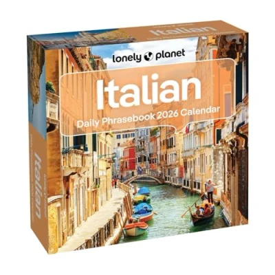 Image of Lonely Planet, Italian Daily Phrasebook Desk Calendar 2026