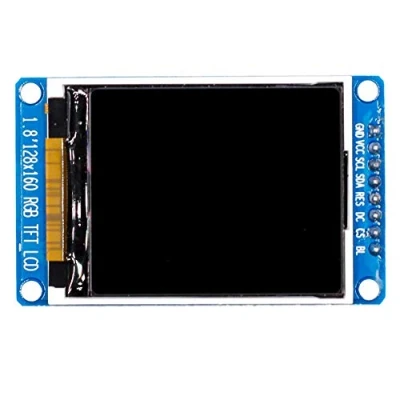 Image of Yheonver 1.8 Inch LCD Display Module Full Color 128x160 RGB SPI TFT ST7735S 3.3V Replace OLED Power Supply