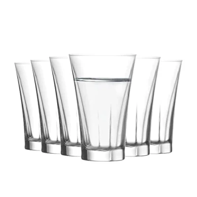 Image of 6x Clear 100ml Truva Shot Glasses Small Vodka Tequila Jelly Cocktail Mini Dessert Party Drinking Glass Cups Set By LAV