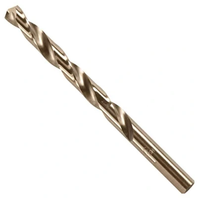 Image of BOSCH CO2151B 1 Piece 3/8 in. x 5 Cobalt M42 Metal Drill Bit with Three Flat Shank for Drilling Applications in Stainless Steel, Cast Iron, Titanium, Light Gauge Metal, Aluminum