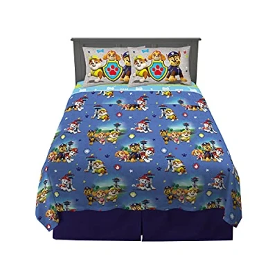 Image of Franco Kids Bedding Super Soft Microfiber Sheet Set, Full, Paw Patrol