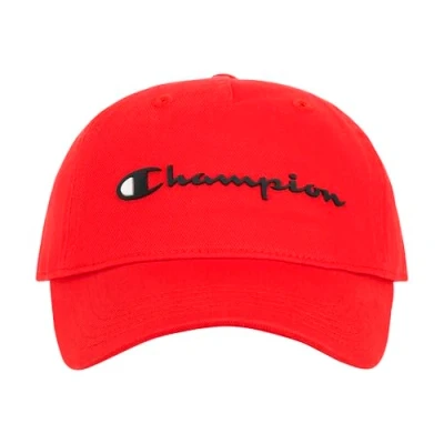 Image of Champion Unisex&#039;s Ameritage Dad Cap, Red, One Size