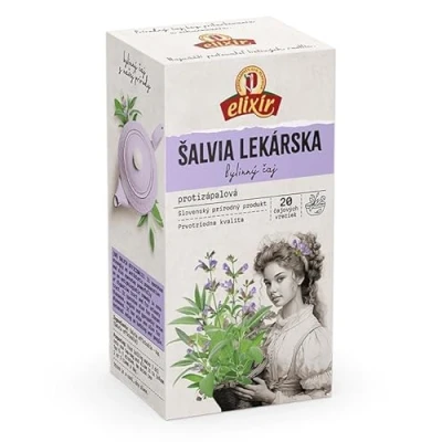 Image of Common Sage Tea (Salvia Officinalis) Natural Herbal (20 Bags 40g)