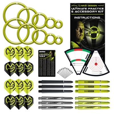 Image of WINMAU Michael van Gerwen MvG Ultimate Darts Practice &amp; Accessory Kit