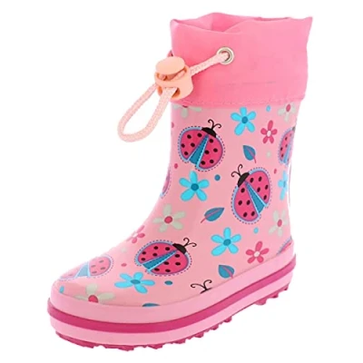 Image of Beck Girls Lucky bug Wellington rain boots