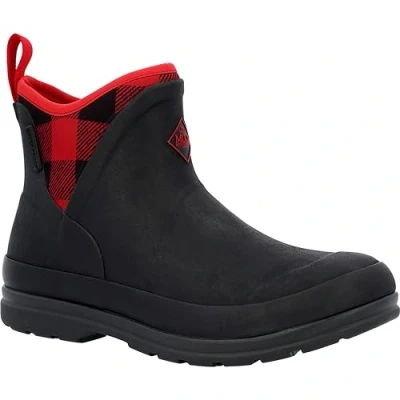 Image of Muck Boots Women Donna Originals Caviglia Ankle, Black Buffalo Plaid Print, 8