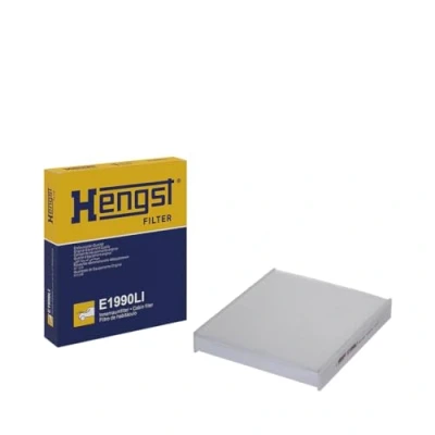 Image of 30780376, 8687389 Pollen Filter HENGST E1990LI 235mm 212mm 34mm VOLVO: C30, V50, S40 II, FORD: Focus 2, 2 Kombi
