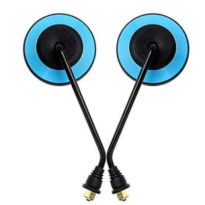 Image of Bike Mirrors, 2pcs Bicycle Cycling Rear View Mirrors 360 Adjustable Rotatable Handlebar Mounted Convex Mirror for Mountain Road