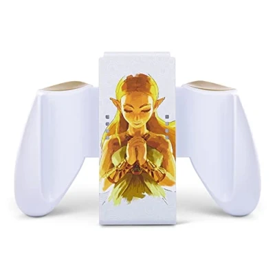 Image of PowerA Joy Con Comfort Grip for Nintendo Switch OLED Model, and Lite Princess Zelda, Game Controller, Gamepad, Lite, Officially Licensed