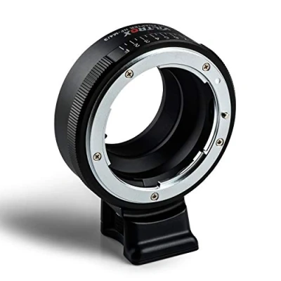 Image of Viltrox NF M4/3 Manual Focus Lens Mount Adapter for Nikon G/F/AI/S/D Type to Camera GH5 GH4 GF1 GF6 GX85 GX7 E M5 M10 M10II PL3 Pen F with Aperture Dial