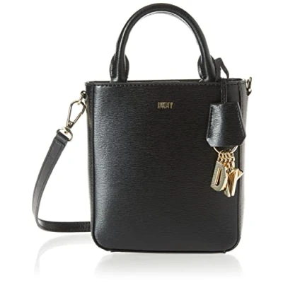 Image of DKNY Women&#039;s R22ezt86 bgd small Cross Body Handbags, Black/Gold
