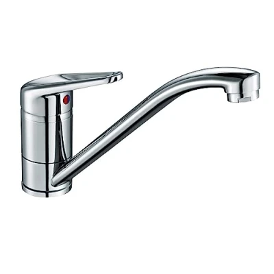 Image of Franke Kitchen Systems Sink tap with a Fixed spout from Princess II chrome 115.0347.142, Metal, Nickel, Small