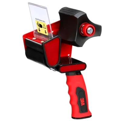 Image of Scotch Box Sealing Tape Dispenser HR83, Portable, Hand Held, High Impact Plastic, 3 in, 6/Case