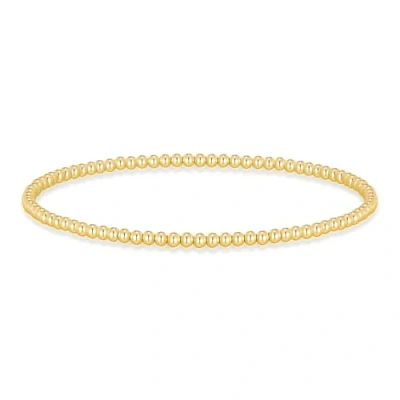 Image of Philip Jones Gold Plated Beaded Stretch Bracelet