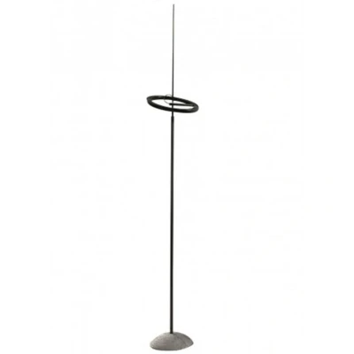 Image of Ingo Maurer LED designer floor lamp Ringelpiez black ring