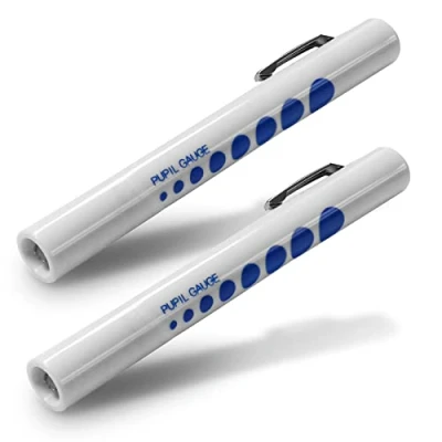 Image of Twin Pack RE GEN LED Pen Light Doctors Nurses First Aid Medical Inspection Torch