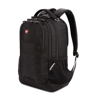 Image of SwissGear Cecil 5505 Laptop Backpack, Black, 18 inch, Backpack
