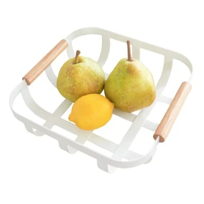 Image of Yamazaki Tosca Kitchen Basket S WH, bianco