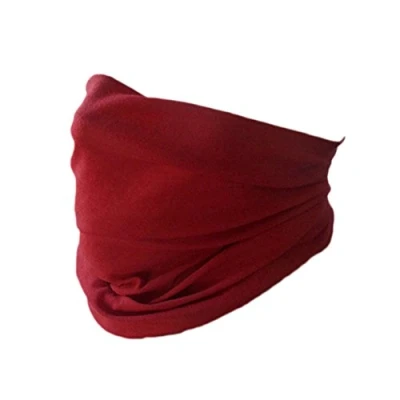 Image of Bluelans® Multifunctional Snood, Scarf, Hat, Neck Warmer, Hood, Balaclava, Face Mask, Headband (Red)