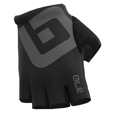 Image of Alé Cycling Unisex Air Summer Gloves, Black/Grey, 3XL