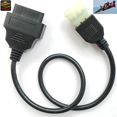 Image of OBD 6Pin Diagnostic Adapter for Motorcycle
