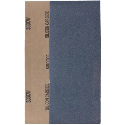 Image of YoiYee 500 Grit Wet &amp; Dry Sandpaper Sheets, 23 x 9.5cm, Fine Abrasive Sand Paper Roll for Wood, Metal, Plastic, Glass, Stone and Wall Sanding, 10 Pack