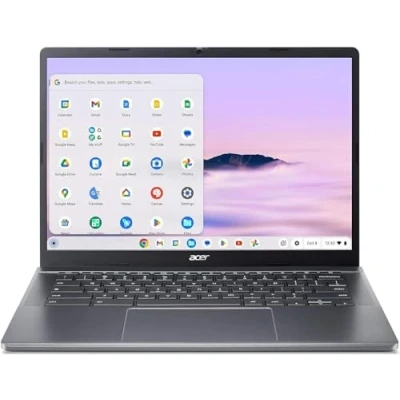 Image of acer 2024 Chromebook Plus 514 Touchscreen Laptop, Intel 8 Core i3 N305, 8GB LPDDR5, 2TB SSD, 14&quot; FHD IPS Touch Display, Wi Fi 6E, 1080P Webcam, SD Card Reader, Chrome OS, Cefesfy Design Mouse