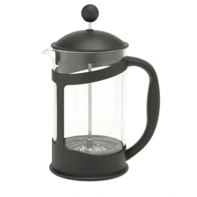 Image of HOMION Coffee Plunger Cafetiere Maker French Press (3 Cup (350ml)) Black
