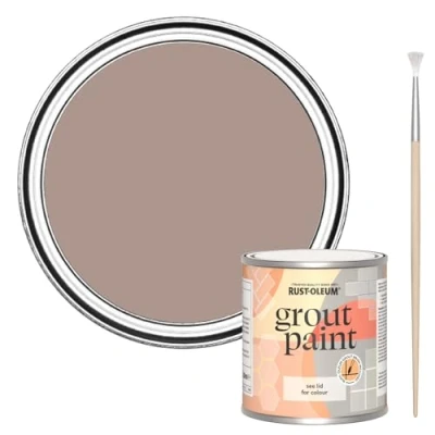 Image of Rust Oleum Pink Ultra Durable Grout Paint Haversham 250ml