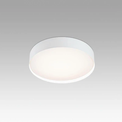 Image of Vuk LED Round Bathroom Flush Ceiling Light White IP44