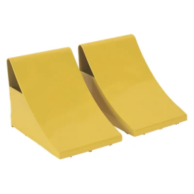 Image of Sealey Heavy Duty Steel Wheel Chocks 4kg Pair
