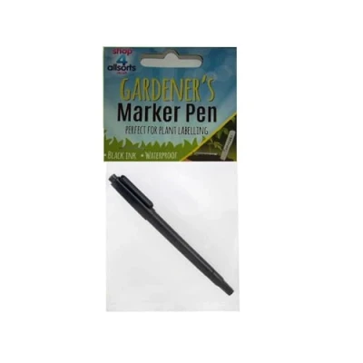 Image of Shop4allsorts Plant Label Garden Marker Pen Fine Tip Waterproof Long Lasting Black Ink Outdoor