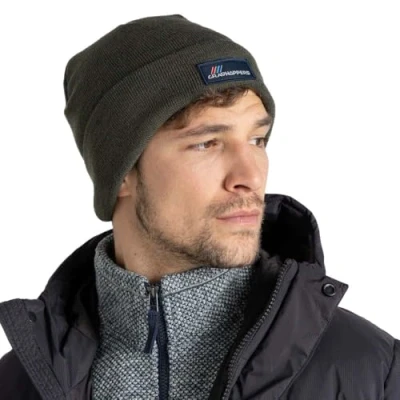 Image of Craghoppers Mens Archive II Winter Beanie Hat with Advanced Insulation &amp; Made from Recycled Fabric Perfect for Outdoors, Walking, Hiking Camping