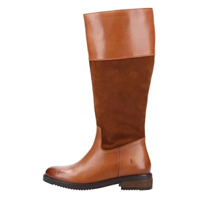 Image of Hush Puppies Women&#039;s Kitty Knee High Boot, Tan, 5 UK